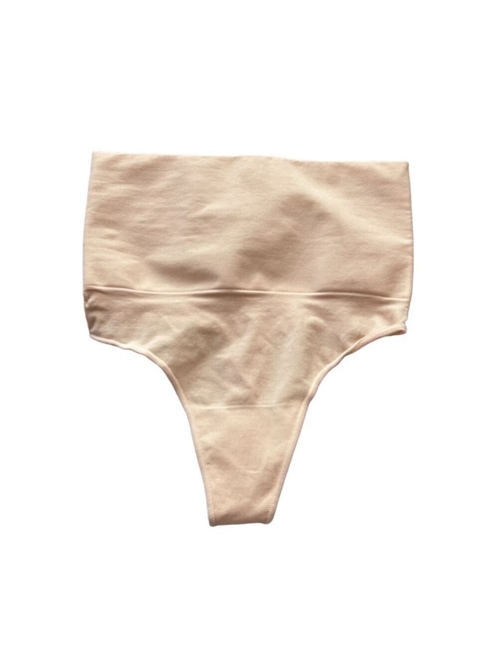SKIMS Seamless High Waist Thong Underwear Tan L/XL NWOT